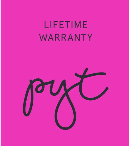 Lifetime warranty